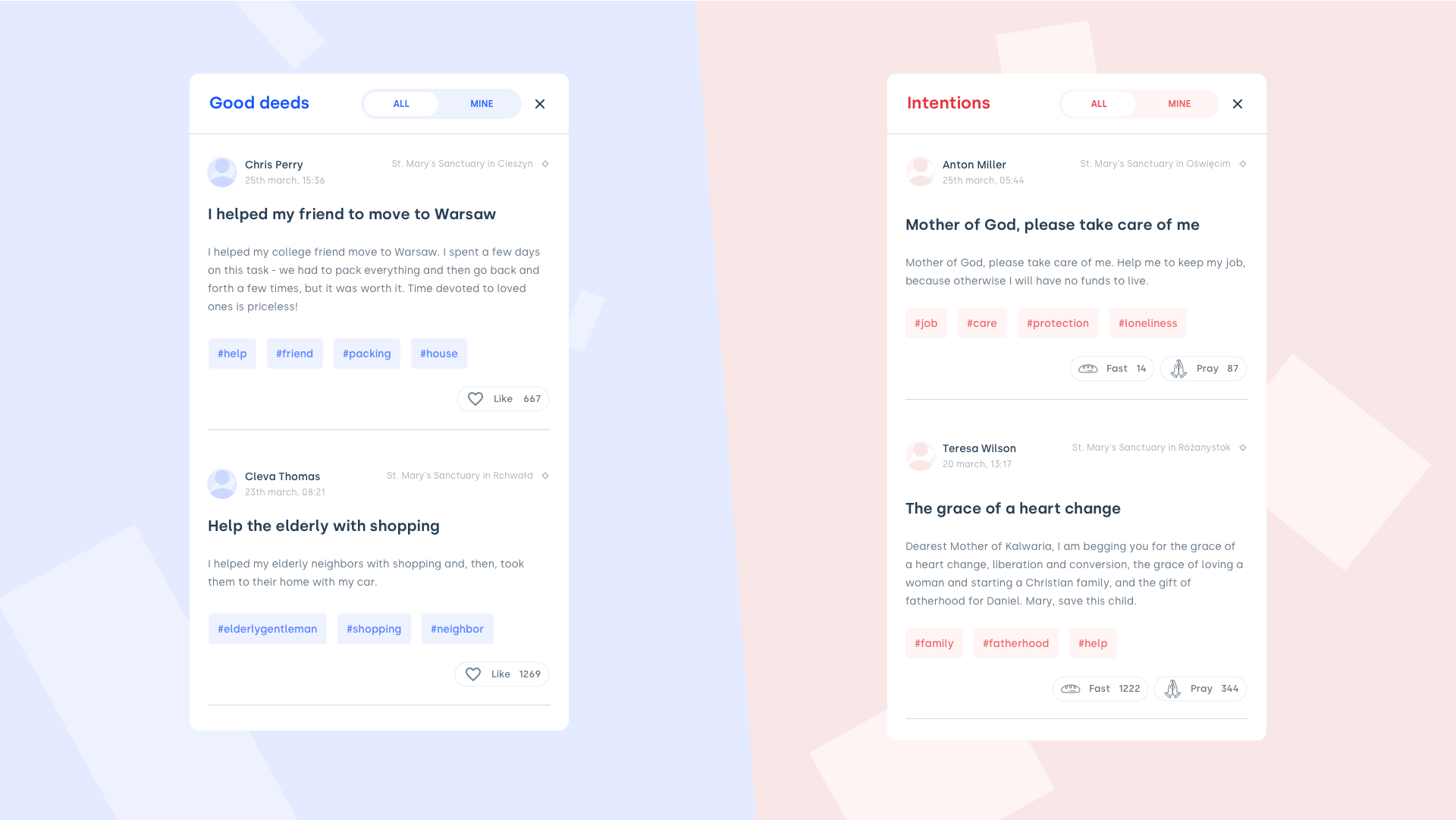 “Get Mercy” good deeds and intention.