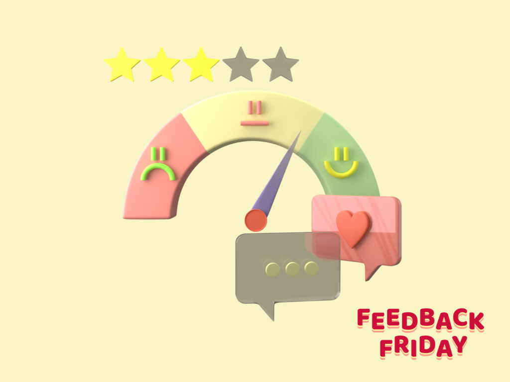 Feedback Friday design by Ania Skrobała